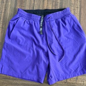 Men's Lululemon Drawstring Shorts - Purple